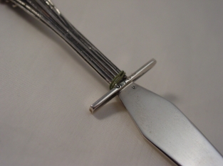 Briefopener met Barnsteen